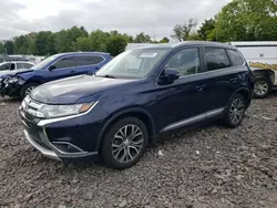 Salvage cars for sale at Chalfont, PA auction: 2018 Mitsubishi Outlander SE