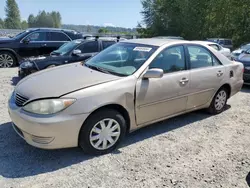 Salvage cars for sale at Arlington, WA auction: 2006 Toyota Camry LE