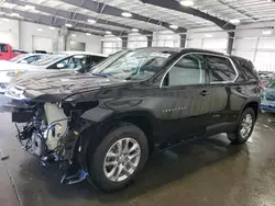 Salvage cars for sale at Ham Lake, MN auction: 2018 Chevrolet Traverse LS