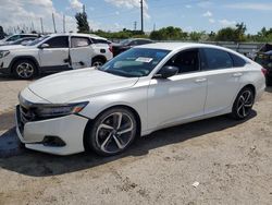 2021 Honda Accord Sport en venta en Miami, FL