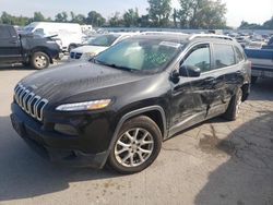 Salvage cars for sale from Copart Bridgeton, MO: 2017 Jeep Cherokee Latitude