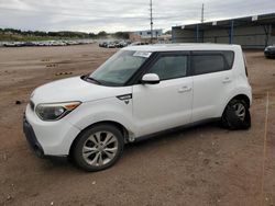 Salvage cars for sale at Colorado Springs, CO auction: 2015 KIA Soul +