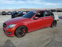 Salvage cars for sale at North Las Vegas, NV auction: 2012 Mercedes-Benz C 250