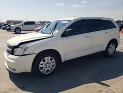 Vehiculos salvage en venta de Copart Grand Prairie, TX: 2014 Dodge Journey SE