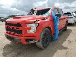 Salvage trucks for sale at Houston, TX auction: 2017 Ford F150 Supercrew