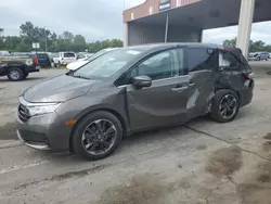 Salvage cars for sale at Fort Wayne, IN auction: 2022 Honda Odyssey Elite