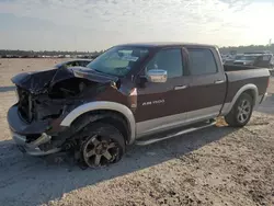 Salvage cars for sale from Copart Houston, TX: 2012 Dodge RAM 1500 Laramie