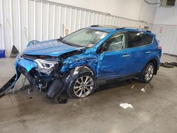 Salvage cars for sale at Windham, ME auction: 2018 Toyota Rav4 HV Limited