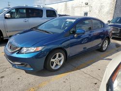 Honda salvage cars for sale: 2015 Honda Civic LX