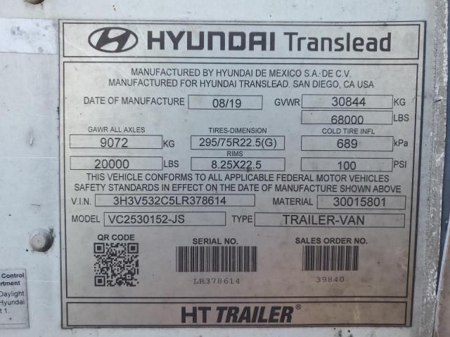 2020 Hyundai Trailers 3H3