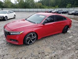 Salvage cars for sale at North Billerica, MA auction: 2020 Honda Accord Sport