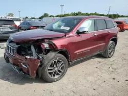 Salvage cars for sale at Indianapolis, IN auction: 2018 Jeep Grand Cherokee Limited