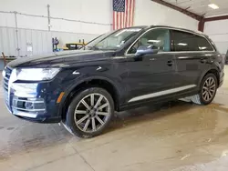 Salvage cars for sale at San Antonio, TX auction: 2017 Audi Q7 Prestige