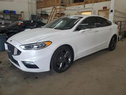 Salvage cars for sale at Ham Lake, MN auction: 2018 Ford Fusion Sport