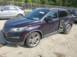 Vehiculos salvage en venta de Copart Waldorf, MD: 2015 Lincoln MKC