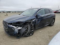 Salvage cars for sale at Vallejo, CA auction: 2019 Infiniti QX50 Essential