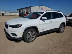 Salvage cars for sale at Amarillo, TX auction: 2021 Jeep Cherokee Limited