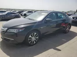 Salvage cars for sale at Grand Prairie, TX auction: 2017 Acura TLX Tech