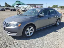 Salvage cars for sale at San Diego, CA auction: 2014 Volkswagen Passat SE