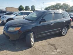 Salvage cars for sale at Moraine, OH auction: 2007 Hyundai Santa FE SE