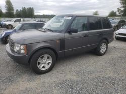 Salvage cars for sale from Copart Arlington, WA: 2004 Land Rover Range Rover HSE