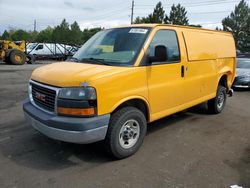 Salvage trucks for sale at Denver, CO auction: 2015 GMC Savana G3500