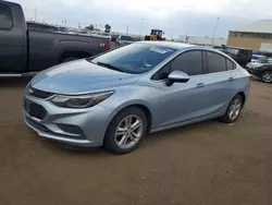 Salvage cars for sale from Copart Brighton, CO: 2017 Chevrolet Cruze LT