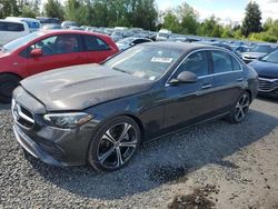 Salvage cars for sale at Portland, OR auction: 2024 Mercedes-Benz C 300 4matic