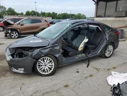 Salvage cars for sale at Fort Wayne, IN auction: 2018 Ford Focus Titanium