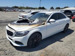 Salvage vehicles for parts for sale at auction: 2015 Mercedes-Benz C 300 4matic