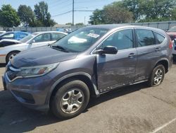 Honda salvage cars for sale: 2015 Honda CR-V LX