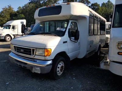 Salvage cars for sale from Copart Waldorf, MD: 2007 Ford Econoline E450 Super Duty Cutaway Van