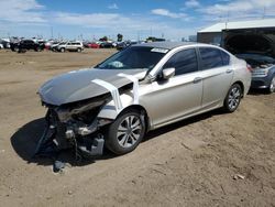 Salvage cars for sale at Brighton, CO auction: 2014 Honda Accord LX