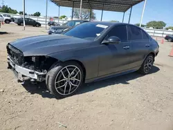 Mercedes-Benz salvage cars for sale: 2024 Mercedes-Benz C 300 4matic