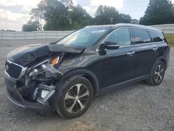 Salvage cars for sale at Gastonia, NC auction: 2016 KIA Sorento EX