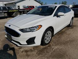 Salvage cars for sale at Pekin, IL auction: 2020 Ford Fusion S