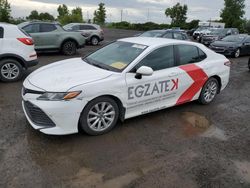 Salvage cars for sale at Montreal Est, QC auction: 2018 Toyota Camry L