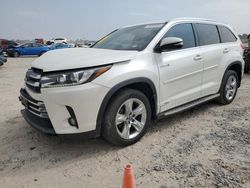 Salvage cars for sale at Houston, TX auction: 2017 Toyota Highlander Hybrid Limited