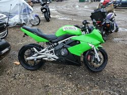 Salvage motorcycles for sale at Elgin, IL auction: 2009 Kawasaki EX650 C