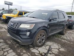 Salvage cars for sale at Woodhaven, MI auction: 2016 Ford Explorer XLT