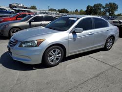 Salvage cars for sale at Sacramento, CA auction: 2012 Honda Accord SE