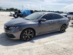 Salvage cars for sale at Arcadia, FL auction: 2021 Honda Civic Sport