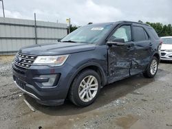 Salvage cars for sale at Lumberton, NC auction: 2017 Ford Explorer XLT