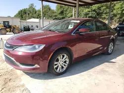 Salvage cars for sale at Hueytown, AL auction: 2016 Chrysler 200 Limited