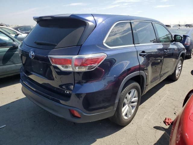 2015 Toyota Highlander LE