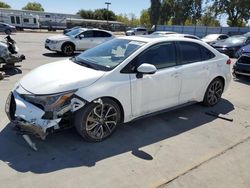 Salvage cars for sale at Sacramento, CA auction: 2020 Toyota Corolla SE