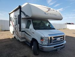 Salvage trucks for sale at Brighton, CO auction: 2015 Thor 2015 Ford Econoline E350 Super Duty Cutaway Van