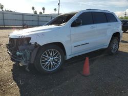 Jeep salvage cars for sale: 2017 Jeep Grand Cherokee Summit