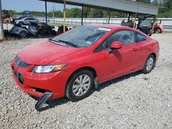 Salvage cars for sale at Memphis, TN auction: 2012 Honda Civic LX