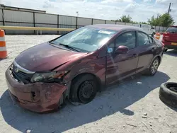 2012 Honda Civic LX en venta en Haslet, TX